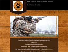 Tablet Screenshot of blackdogcharity.com